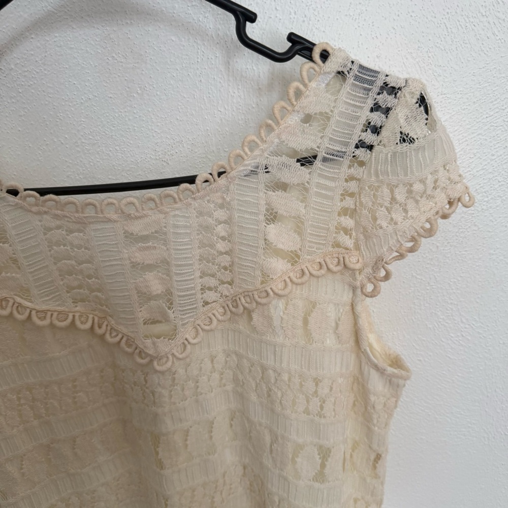 Charlotte Russe Cream Lace Mini Dress - Picture 4 of 9